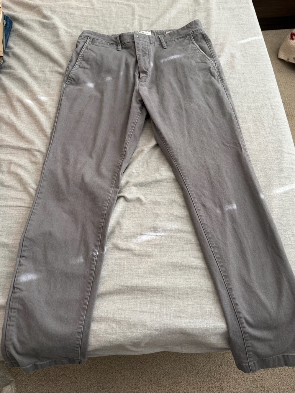 Men's Gray Chino Pants